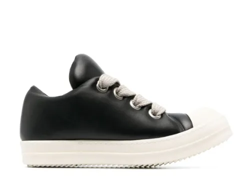R!ck 0wens Jumbo lace-up padded Black Sneaker