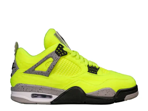 Air Jordan 4 “Tennis Ball” Custom Atomic Green/Black