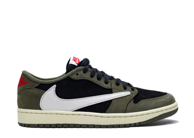 Travis Scott x Air Jordan 1 Low Black Olive  (LN5 A1 Batch)