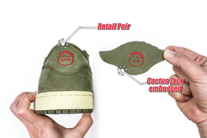 Travis Scott x Air Jordan 1 Low Black Olive  (LN5 A1 Batch)