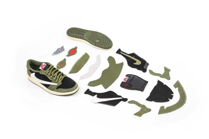 Travis Scott x Air Jordan 1 Low Black Olive  (LN5 A1 Batch)