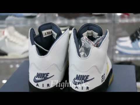 A Ma Maniere Air Jordan 5 SP  Photon Dust/Diffused Blue WMS(LN5 A1)
