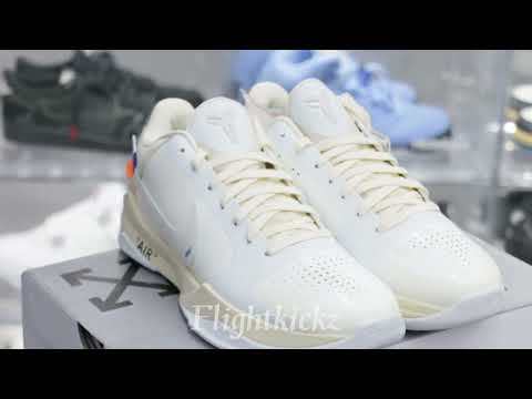 Off White x Nike Zoom Kobe 5 Custom Shoes