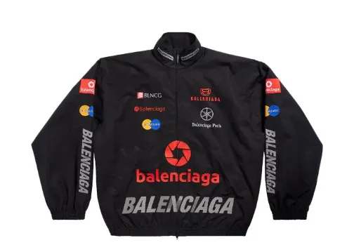 Balancig* logo-print Zip Jacket