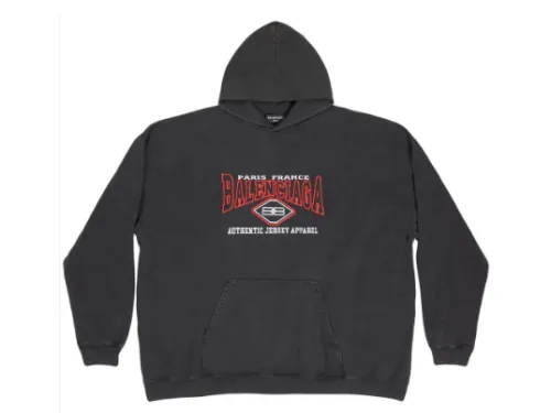 Balancig* logo-embroidered Oversized Hoodie