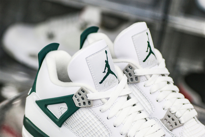 Air Jordan 4 White Oxidized Green Neutral Grey  2024