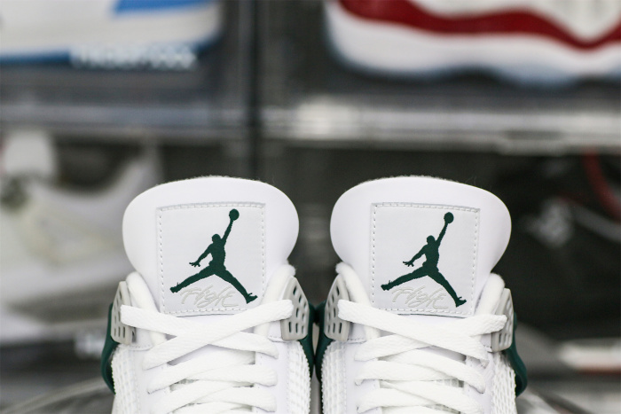 Air Jordan 4 White Oxidized Green Neutral Grey  2024