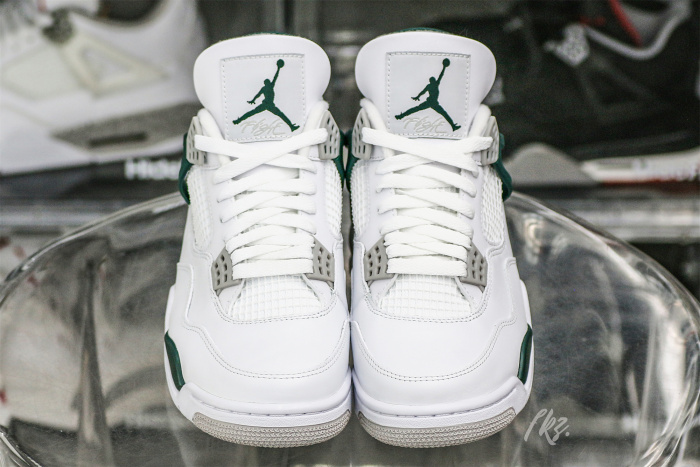 Air Jordan 4 White Oxidized Green Neutral Grey  2024