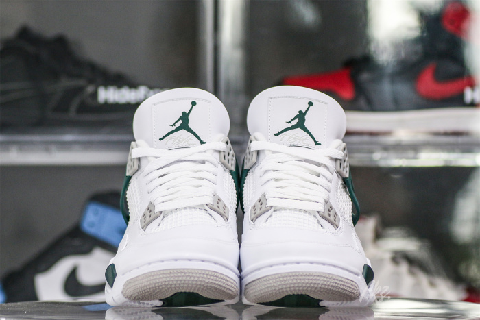 Air Jordan 4 White Oxidized Green Neutral Grey  2024