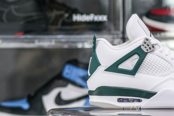 Air Jordan 4 White Oxidized Green Neutral Grey  2024