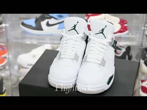 Air Jordan 4 White Oxidized Green Neutral Grey  2024