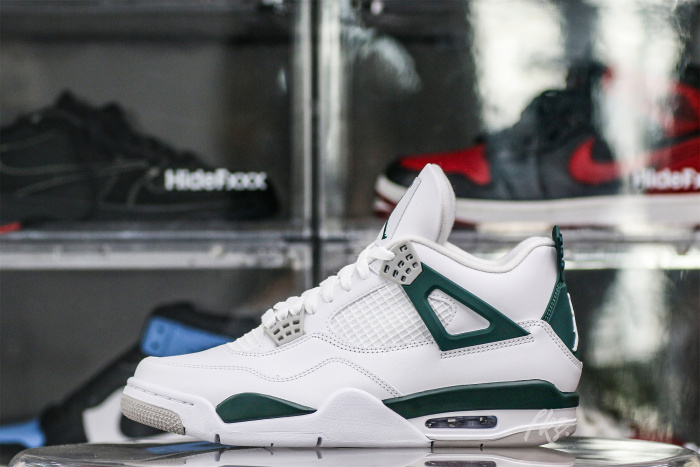 Air Jordan 4 White Oxidized Green Neutral Grey  2024