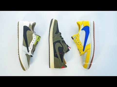 Travis Scott x Air Jordan 1 Low Black Olive  (LN5 A1 Batch)