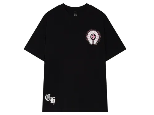 Chrome Hearts Horsebit Print Cross Rhinestone 2024