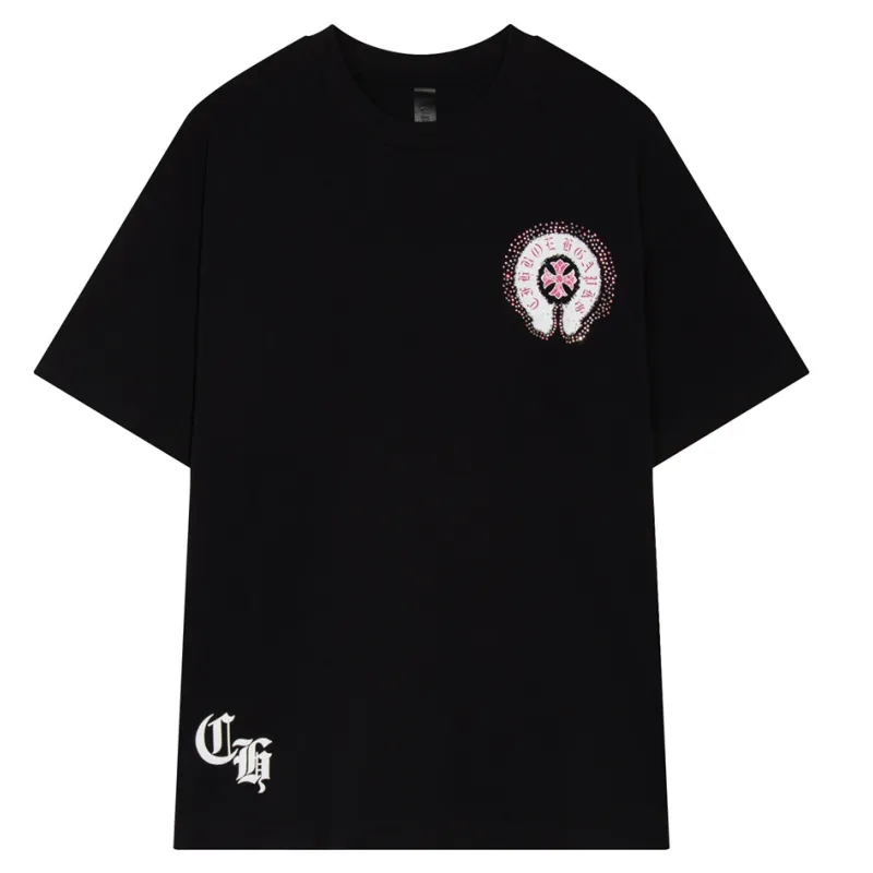 Chrome Hearts Horsebit Print Cross Rhinestone 2024