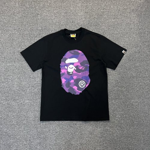 BAPE Purple Color Camo By Bathing Tee