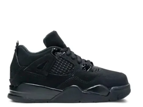 Air Jordan 4 Retro 'Black Cat' 2020Kid Preschool