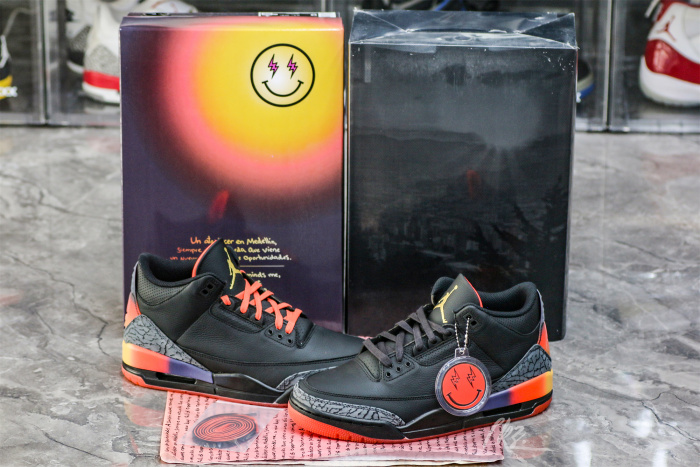 J Balvin X Air Jordan 3 Retro Rio (Ln5 A1)
