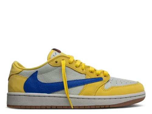 Travis Scott x Air Jordan 1 Retro Low OG SP “Elkins/Canary Yellow” (LN5 A1 batch)