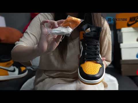 AIR JORDAN 1 RETRO HIGH OG Taxi/ 'YELLOW TOE'  (LN5 A1 Batch)