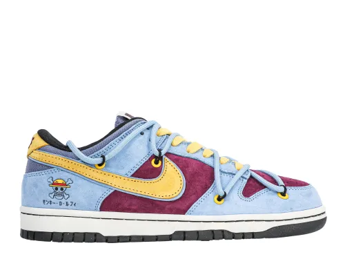 Otomo Katsuhiro x Nike Dunk One Piece Luffy Purple