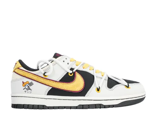 Otomo Katsuhiro x Nike Dunk One Piece Luffy White Yellow