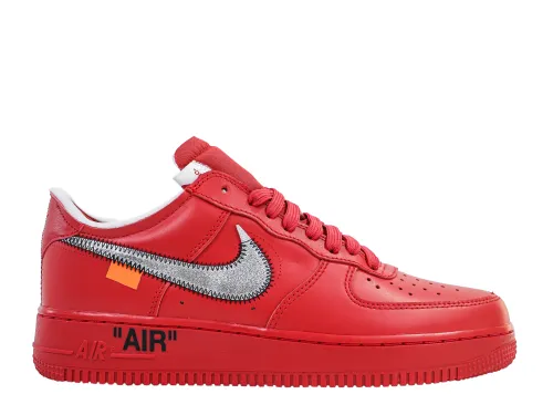 Nike Off-White Air Force 1 AF1 University Red