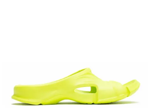 Balenciag* Mold Slide Sandal Lime