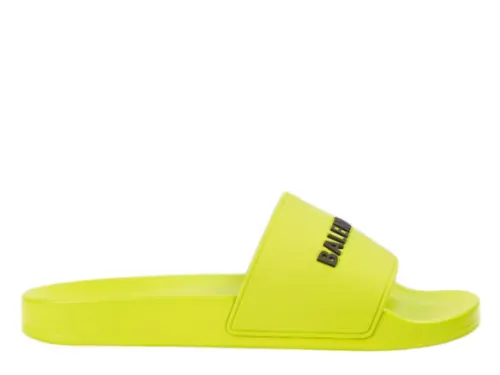 Balenciag* Pool Slide Lime