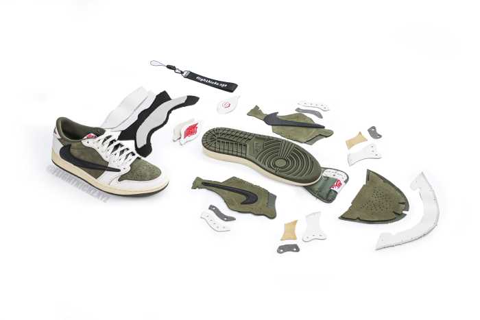 Travis Scott x Air Jordan 1 ' Medium Olive' (LN5 A1 Batch)