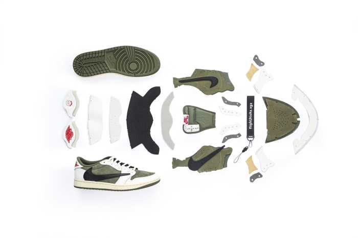 Travis Scott x Air Jordan 1 ' Medium Olive' (LN5 A1 Batch)