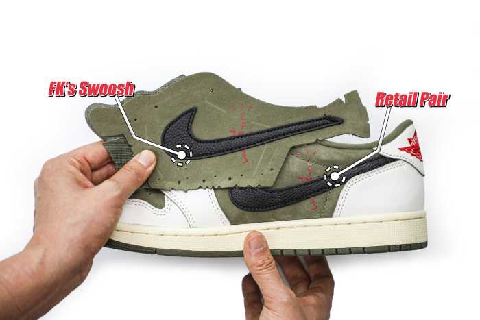 Travis Scott x Air Jordan 1 ' Medium Olive' (LN5 A1 Batch)