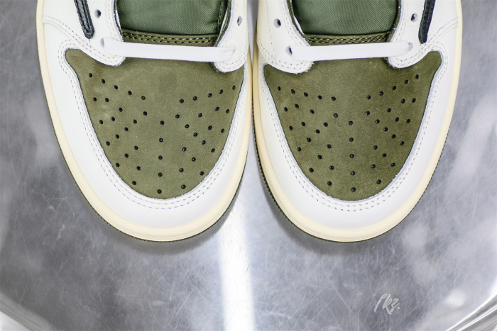 Travis Scott x Air Jordan 1 ' Medium Olive' (LN5 A1 Batch)