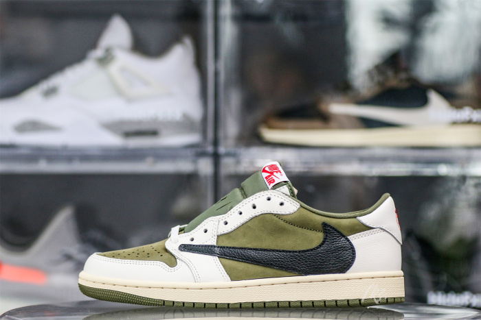 Travis Scott x Air Jordan 1 ' Medium Olive' (LN5 A1 Batch)