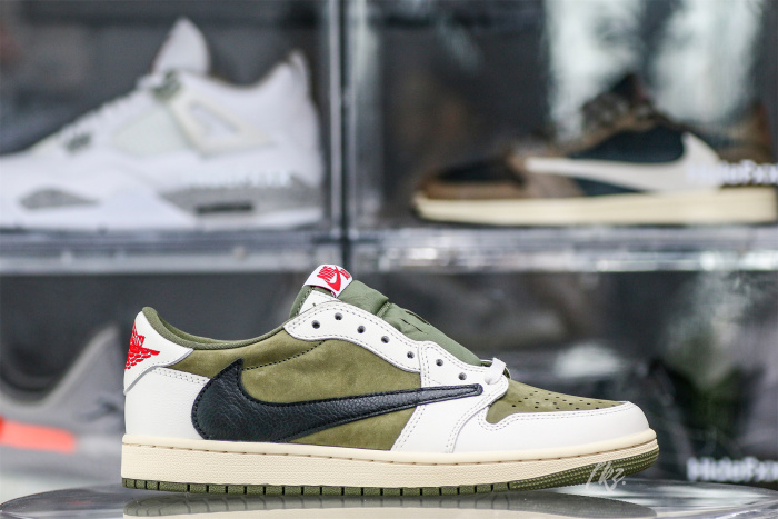 Travis Scott x Air Jordan 1 ' Medium Olive' (LN5 A1 Batch)