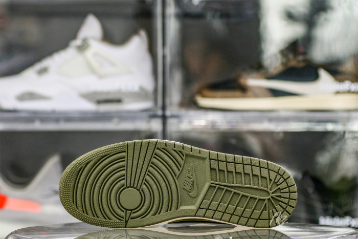 Travis Scott x Air Jordan 1 ' Medium Olive' (LN5 A1 Batch)