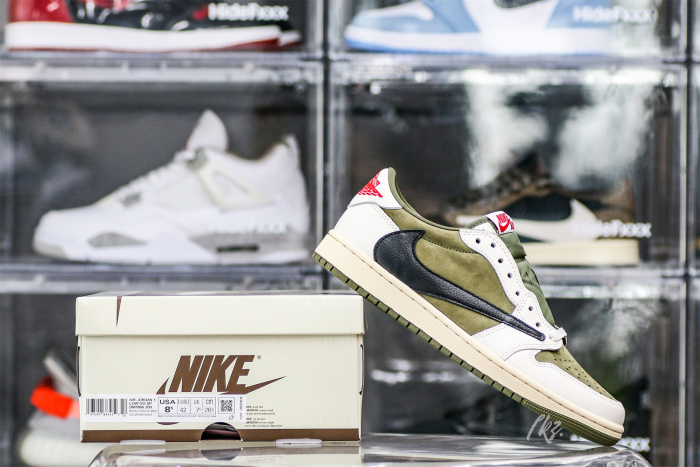 Travis Scott x Air Jordan 1 ' Medium Olive' (LN5 A1 Batch)