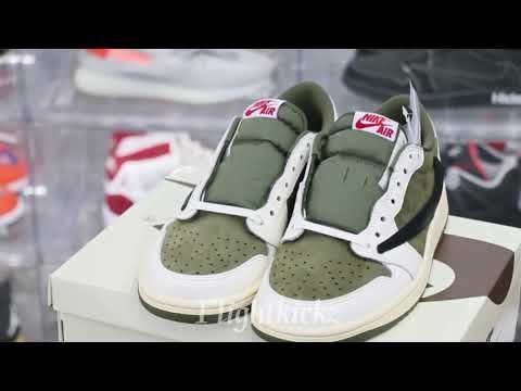 Travis Scott x Air Jordan 1 ' Medium Olive' (LN5 A1 Batch)