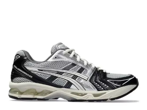 Gel Kayano 14 Black Glacier Grey Silver 2023