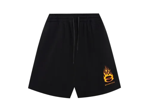 Balancig* flame shorts gradient print Pants