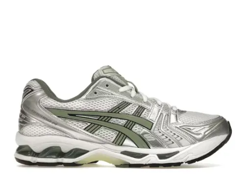 Gel Kayano 14 White Pure Silver Slate Grey Sage