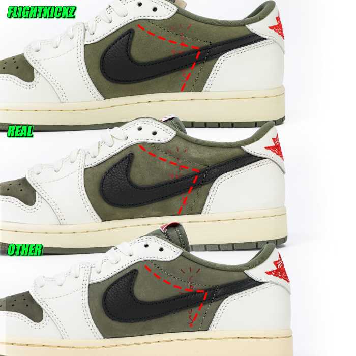 Travis Scott x Air Jordan 1 ' Medium Olive' (LN5 A1 Batch)