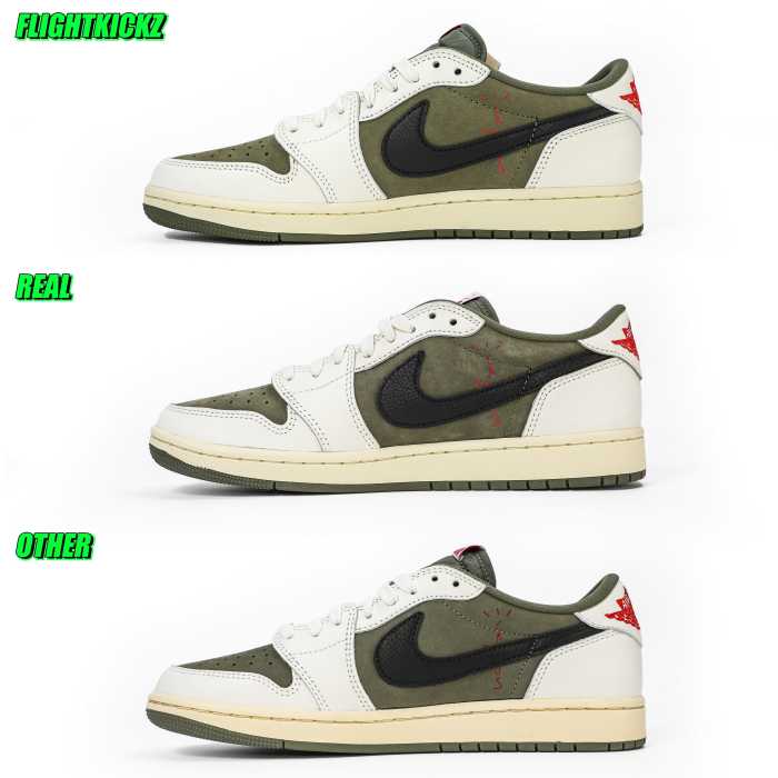 Travis Scott x Air Jordan 1 ' Medium Olive' (LN5 A1 Batch)