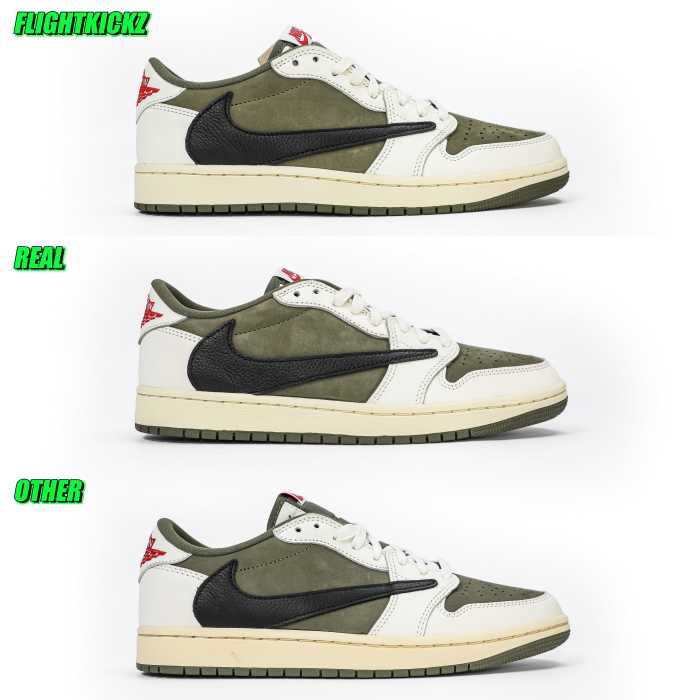 Travis Scott x Air Jordan 1 ' Medium Olive' (LN5 A1 Batch)