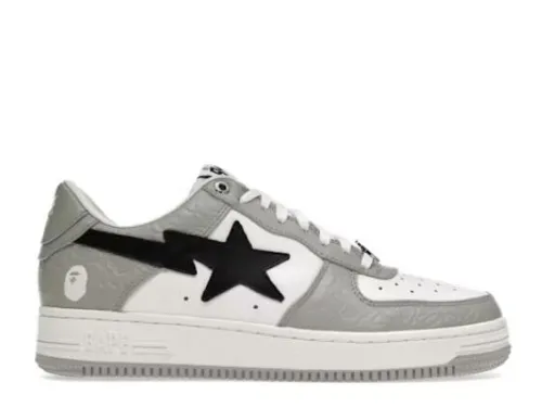 A Bathing Ape Bape Sta Low Grey Black
