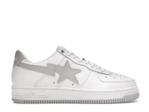 JJJJound x Bapesta White Grey