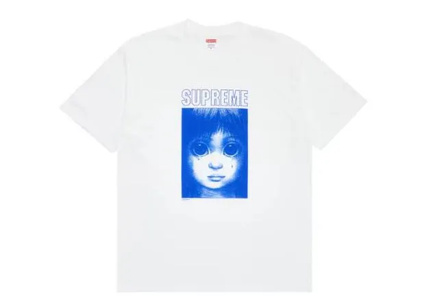 Suprem3 Margaret Keane Teardrop Tee 'White'
