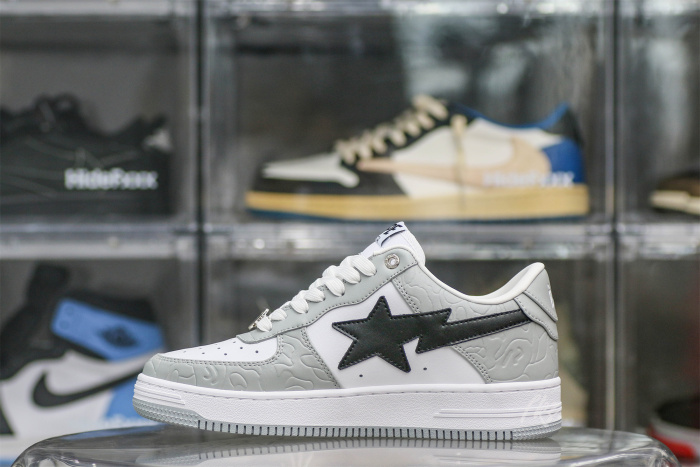 A Bathing Ape Bape Sta Low  Grey Black
