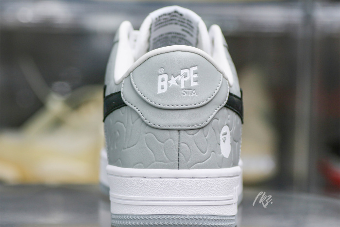 A Bathing Ape Bape Sta Low  Grey Black