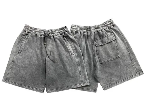 R3present x FOG Washed Solid Color Bermuda Shorts